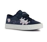 Geox Jr Ciak Girl, Scarpe da Ginnastica, Navy, 26 EU