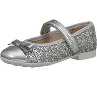 Geox JR PLIE', Ballerine Bambine e ragazze, SILVER, 33 EU