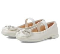 Geox Jr Plie' D, Ballet Flat, Bianco, 31 EU