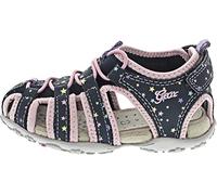 Geox Jr Sandal Roxanne A, Sandali Bambine e ragazze, Blu/Rosa (Navy/Pink), 34 EU