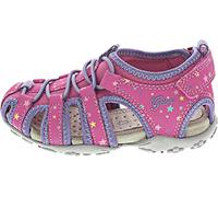 Geox Jr Sandal Roxanne A, Sandali Bambine e ragazze, Rosa (Fuchsia/Lilac), 31 EU