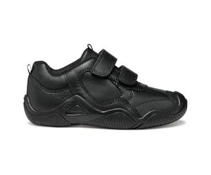 Geox JR Wader D - Scarpe da Ginnastica Bambino, Black,