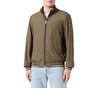 Geox Man M JHARROD - Giacca invernale MOS/BIANCO/BLU_52, MOS/BIANCO/BLU, 58