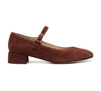 Geox Donna D Floretica Mary Jane Flat, Rosso, 41 EU, Colore: Rosso, 41 EU