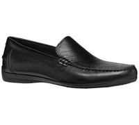 Geox Men's U Siron A Moccasin, Nero, 42 EU