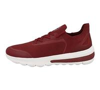 Geox Men's U Spherica Actif Sneaker, Dk Red, 42 EU