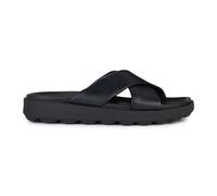 Geox U Spherica Ec6 B, Sandali Slide Uomo, Nero, 39 EU
