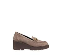Geox miereille donna Mocassini con zeppa - D563VB00022C6029 (Taupe, Sistema Taglie Calzature EU, Adulto, Numero, Media, 39)