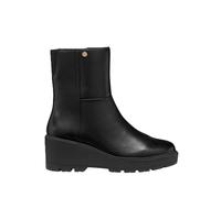 Geox MIEREILLE Stivaletti Zeppa Donna Pelle, Traspirante, Nero D563VA00043C9999