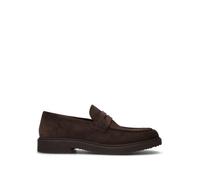 GEOX Mocassino uomo marrone in suede 43