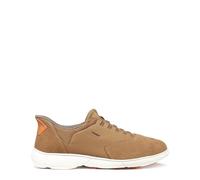 Geox Nebula 2.0 Plus Sneaker Uomo Slip-On, Beige e Giallo, Scamosciato Traspirante-U56MXA02211C0159 (Sistema Taglie Calzature EU, Adulto, Uomo, Numero, Media, 43)