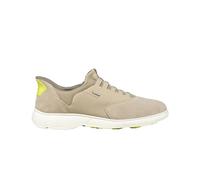 Geox Nebula 2.0 Plus Sneaker Uomo Slip-On, Beige e Giallo, Scamosciato Traspirante-U56MXA02211C0159 (Sistema Taglie Calzature EU, Adulto, Uomo, Numero, Media, 40)