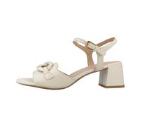 Geox D New ERAKLIA 50 T C, Sandalo con Tacco Donna, Papyrus, 39 EU