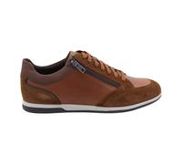 Geox Scarpe da Ginnastica da Uomo U Renan, Marrone, 42 EU, Marrone, 42 EU