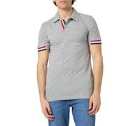Geox Polo da Uomo Light Melange Grey_M, Grigio Melange Chiaro, M