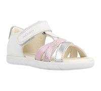 Geox Ragazza B Alul Girl Sandal, bianco e rosa., 26 EU