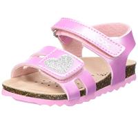 Geox Ragazza B Chalki Girl Sandal, rosa e argento., 23 EU