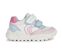 Geox Ragazza B Ciufciuf Girl A Sneaker, White Lt Blue, 25 EU