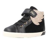 Geox Ragazza B Kilwi Girl A Sneaker, Black Gold, 25 EU
