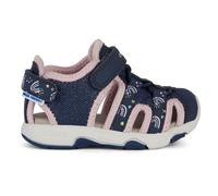 Geox Ragazza B Multy Girl Sandal, Blu navy LT rosa, 26 EU