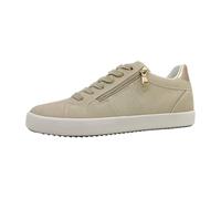 Geox Ragazza D Blomiee E Sneaker, off White Lt Gold, 41 EU