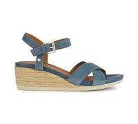 Geox Ragazza D Ischia Corda C Wedge Sandal, Avio, 41 EU