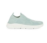 Geox Ragazza J Aril Girl E Sneaker, Lt Sage, 31 EU