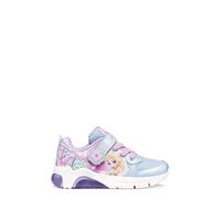 Geox Ragazza J Fadinlight Girl C Sneaker, Lilac Sky, 33 EU