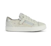 Geox Ragazza J Kilwi Girl A Sneaker, Bianco Sporco, 34 EU