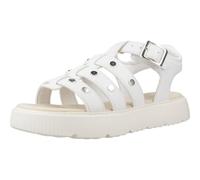 Geox Ragazza J Kodette Gir Sandal, bianco, 34 EU