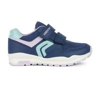 Geox Ragazza J Pavel Girl A Sneaker, Navy Lilac, 29 EU