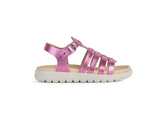 Geox Ragazza J Soleima Gir Sandal, fucsia, 29 EU