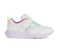 Geox Ragazza J Sprintye Girl B Sneaker, Bianco/Multicolore, 33 EU