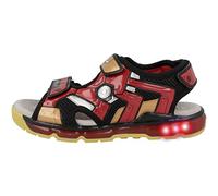 Geox Ragazzi J Android Boy Sandal, nero/rosso, 30 EU