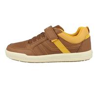 Geox Ragazzi J Arzach Boy Sneaker, Cognac Dk Yellow, 28 EU Stretta