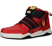 Geox Ragazzi J Perth Boy D Sneaker, Rosso Nero, 31 EU
