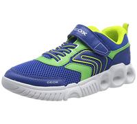 Geox Ragazzi J Wroom Boy Sneaker, Royal Lime., 27 EU