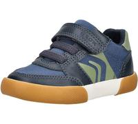 Geox Ragazzo B GISLI Boy A Sneaker, Navy/Olive, 21 EU