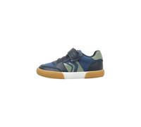 Geox Ragazzo B GISLI Boy A Sneaker, Navy/Olive, 24 EU