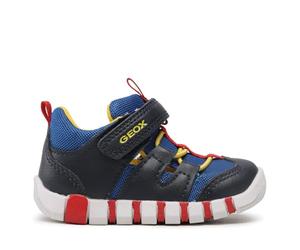 Geox Ragazzo B Iupidoo Boy First Walker Shoe, Navy Royal., 26 EU