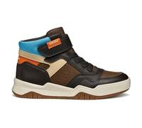 Geox Ragazzo Perth Boy Basket, Marrone Lt Blue, 34 EU