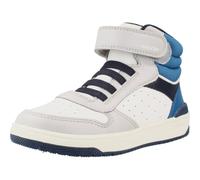 Geox Ragazzo Washiba Boy Basket, Bianco Lt Grey, 32 EU