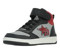 Geox Ragazzo Washiba Boy Basket, Grigio Nero, 33 EU