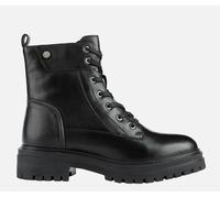 GEOX RESPIRA IRIDEA A/I scarpe donna stivali stivaletti tronchetti pelle lacci