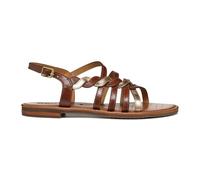 Geox Sandali bassi da bambina D Sozy S D, Marrone e oro., 37 EU
