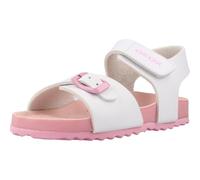 Geox Sandali da bambina B CHALKI Girls, bianco/rosa, 26 EU