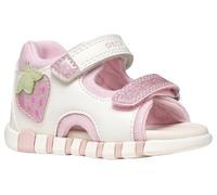 Geox Sandali da bambina B IUPIDOO Gir, bianco/rosa, 22 EU