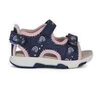 Geox Sandali da bambina B Multy Girl, Navy Lt Pink, 24 EU
