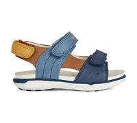 Geox Sandali da bambino B Delhi Boy, Blue Lt Brown, 22 EU