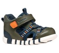 Geox Sandali da bambino B IUPIDOO Boy DK, verde/arancione, 18 EU